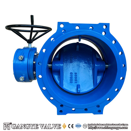 Double-eccentric Flanged Type Rubber Sealing Butterfly Valves (1)