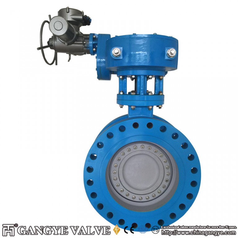 Dn500 Double Flanged Butterfly Valve Gangye Valve 4263