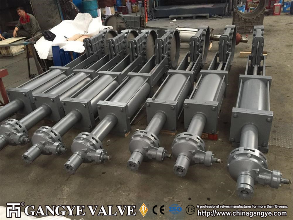 Non-rising stem knife gate valve，PN10,DN650 (3)