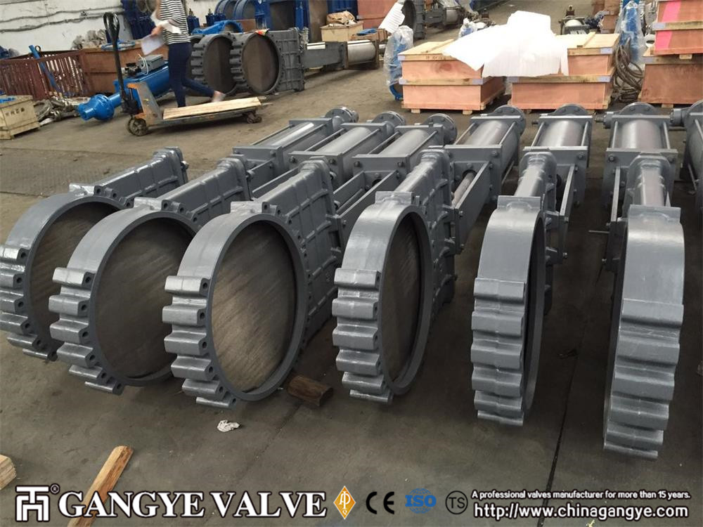 Non-rising stem knife gate valve，PN10,DN650 (4)