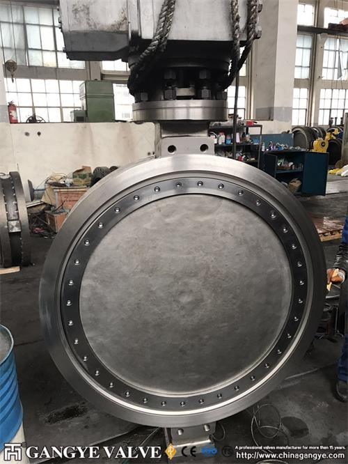 10K DN1200 Triple offset butterfly valve-Gangye Valve (1)