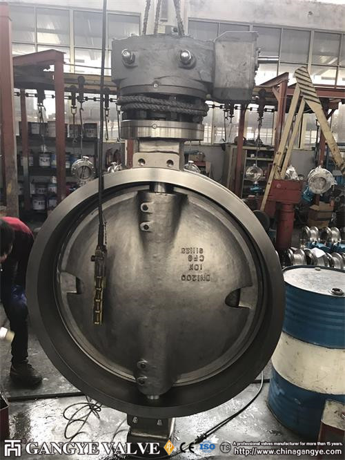 10K DN1200 Triple offset butterfly valve-Gangye Valve (3)