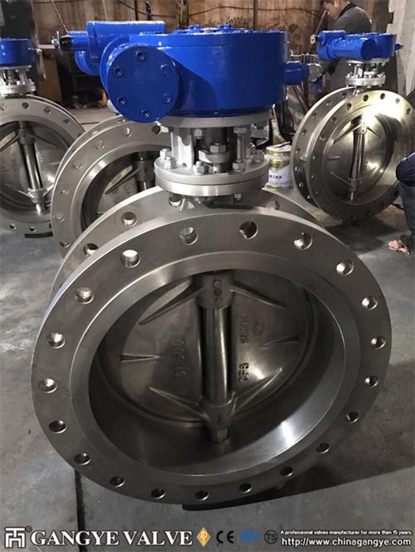 CF8 Triple offset butterfly valves - Gangye valve